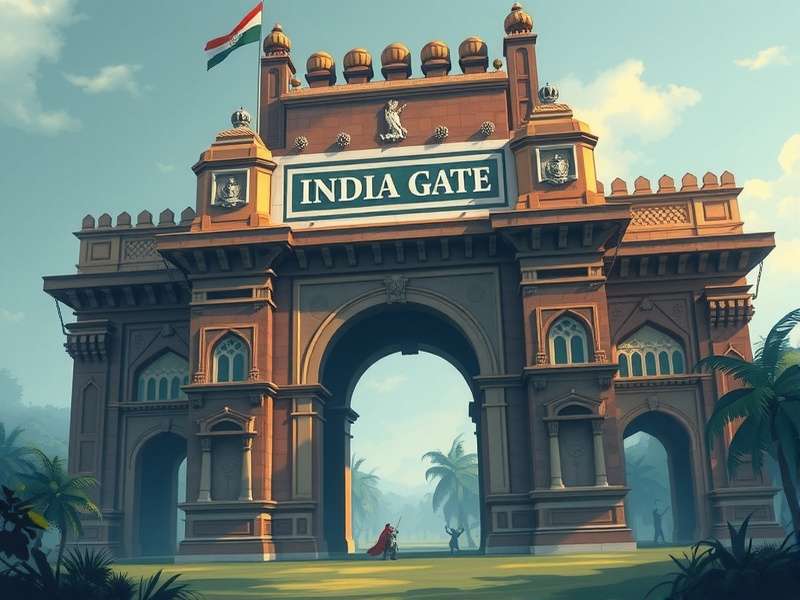 India Gate Conqueror Game Banner